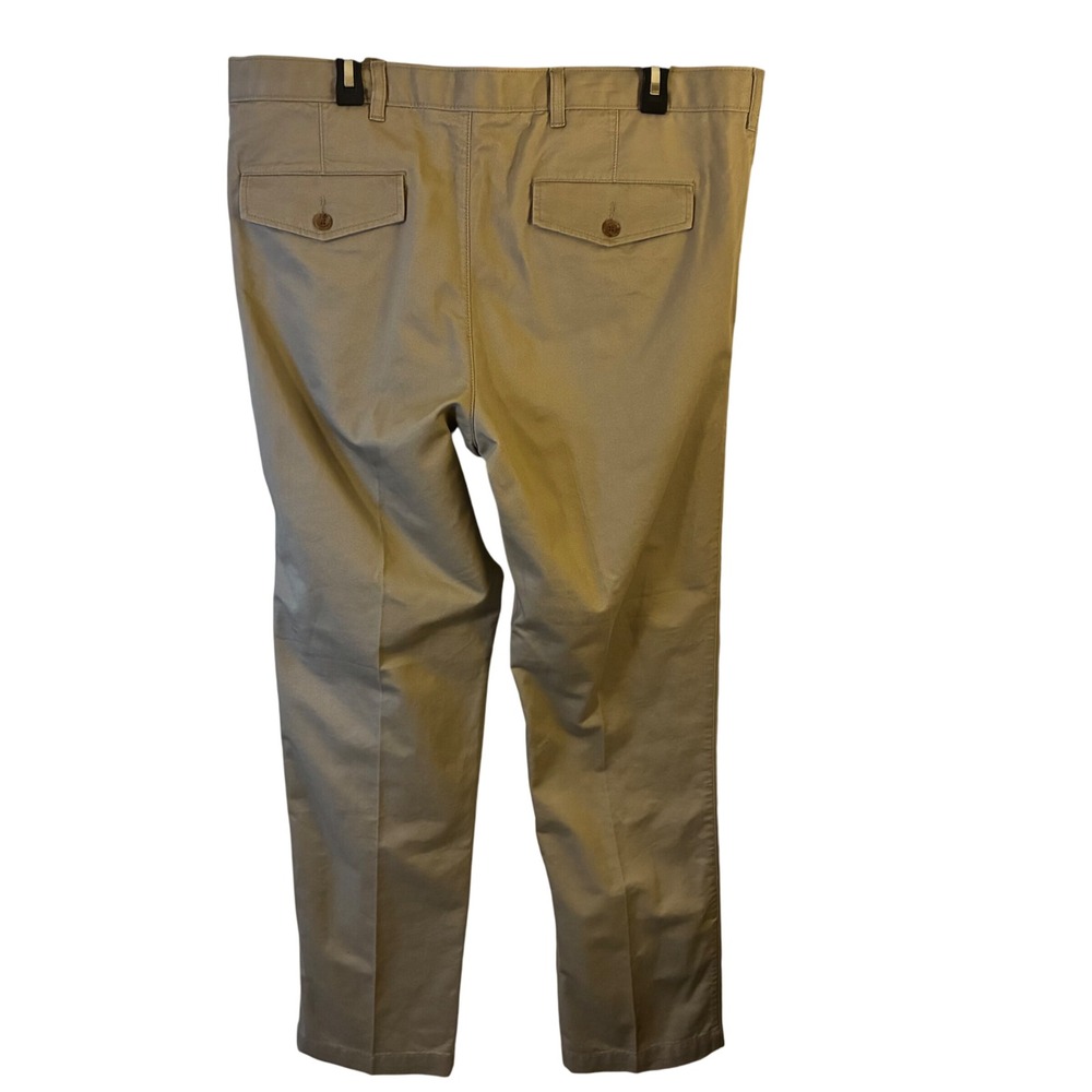 Cremieux Chambers Men's 38x34 Chino Pants Pleated Khaki 100% Cotton NWT Casual - Picture 5 of 6